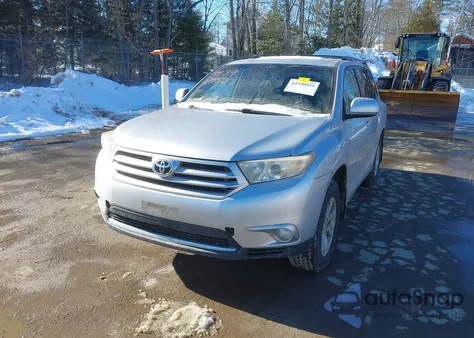 2012 Toyota Highlander Base V6 z USA, uszkodzony, nr VIN 5TDBK3EH1CS155953